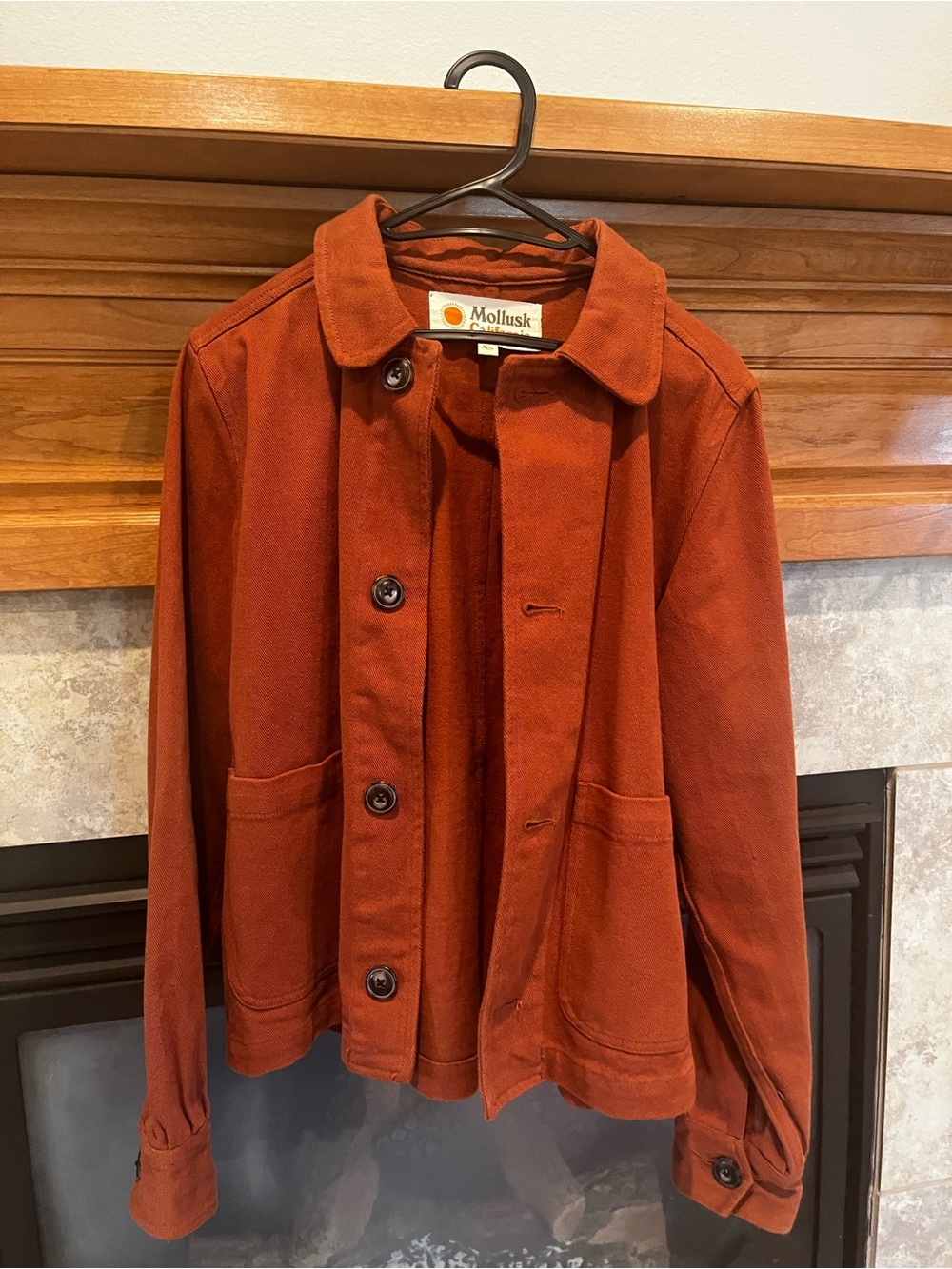 Mollusk California Potters Jacket in Rust